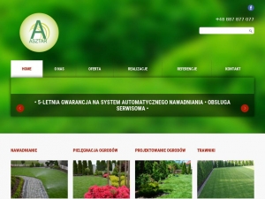 Automatyczne nawadnianie ogrodu przed domem